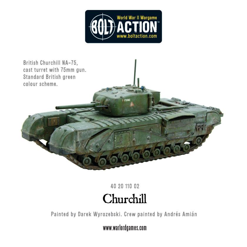 Bolt Action: Churchill Infantry Tank - Brazos Valley Hobby & Games