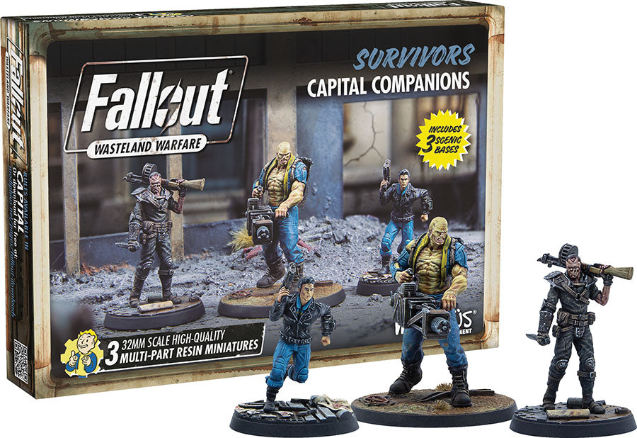Fallout: Wasteland Warfare - Survivors: Capital Companions - Brazos Valley Hobby & Games