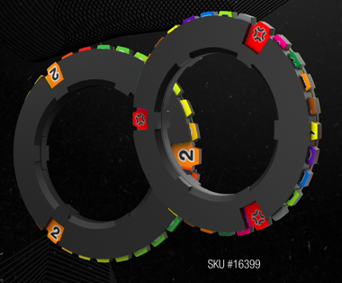Multi-Ring: Tube of 10 Rotating Condition and Health Tracker Rings - Brazos Valley Hobby & Games