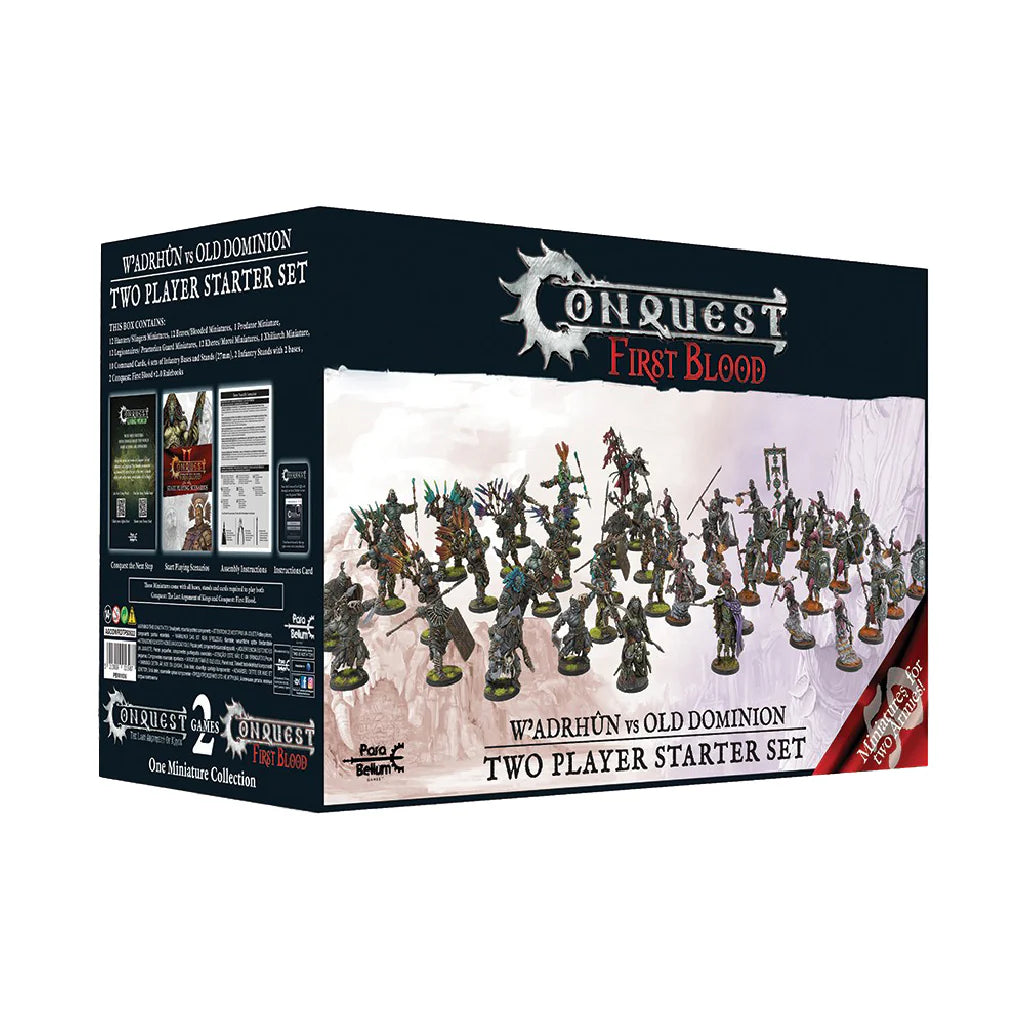 Conquest: First Blood - Two Player Starter Set - W'adrhun vs Old Dominion - Brazos Valley Hobby & Games