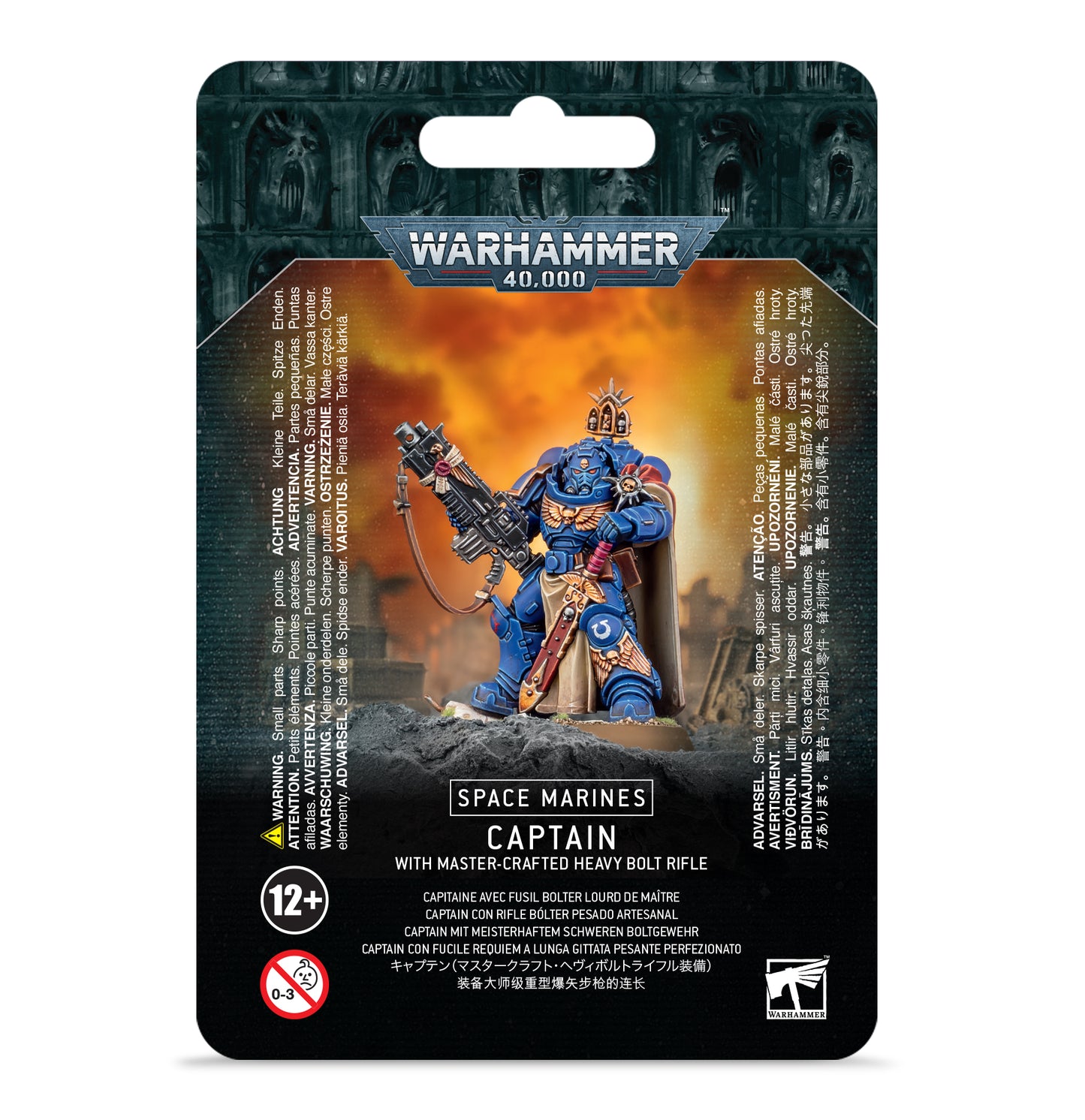Space Marines: Captain with Master-Crafted Bolt Rifle - Brazos Valley Hobby & Games
