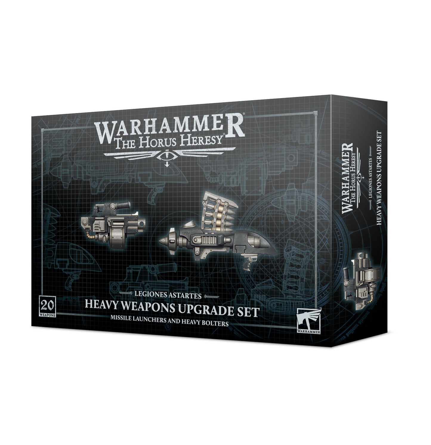 Legiones Astartes: Heavy Weapons Upgrade Set - Missile Launchers and Heavy Bolters - Brazos Valley Hobby & Games