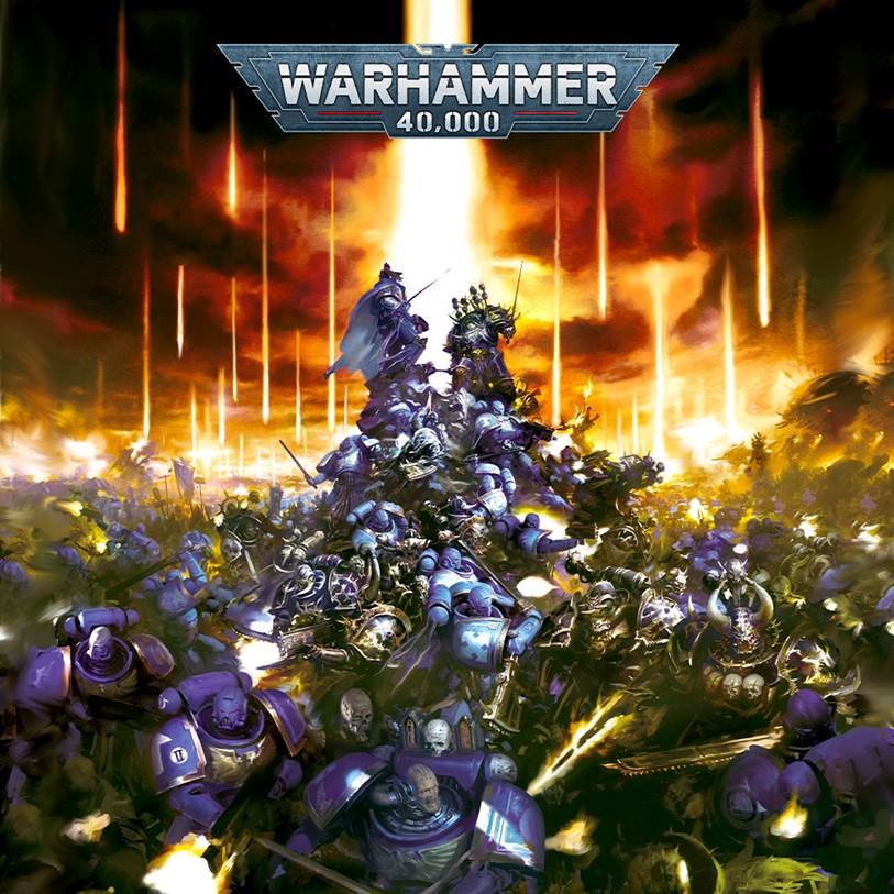 Warhammer 40,000 poster.
