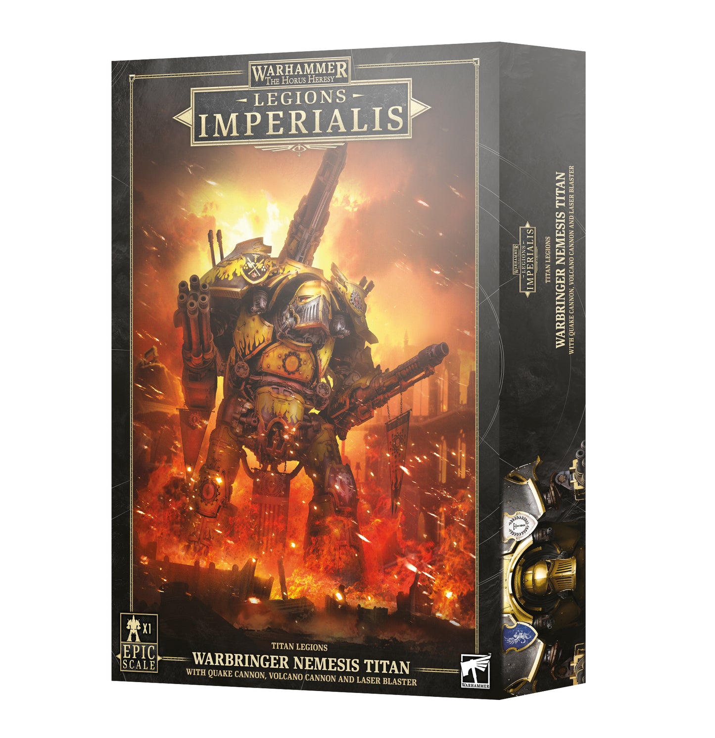 Adeptus Titanicus: Warbringer Nemesis Titan with Quake Cannon - Brazos Valley Hobby & Games