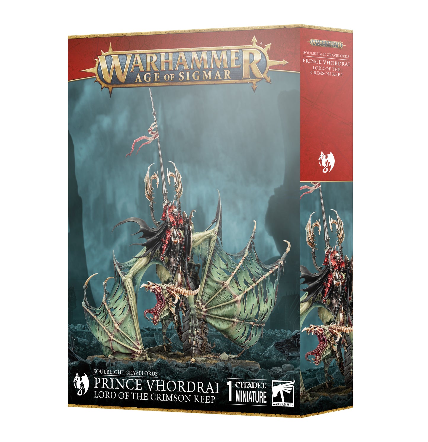 Soulblight Gravelords: Prince Vhordrai, Lord of the Crimson Keep - Brazos Valley Hobby & Games