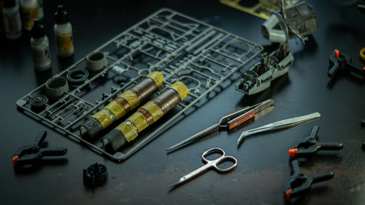 Painting materials for tabletop RPG gaming.