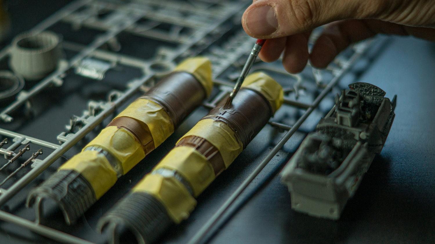 Hobbyist painting materials for tabletop RPG gaming.