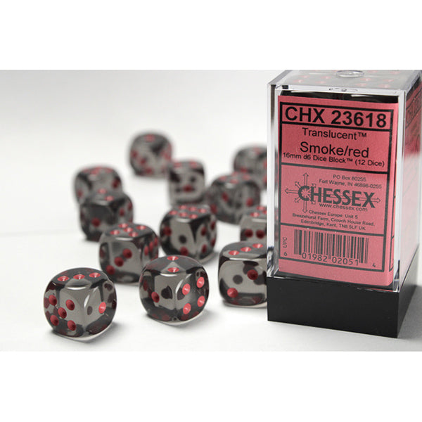 Chessex Translucent Series D6 Dice Sets - Brazos Valley Hobby & Games