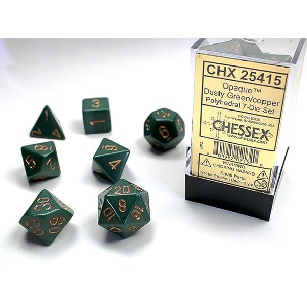 Chessex Opaque Series 7-Die Sets