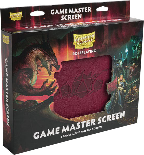 Dragon Shield Roleplaying: Game Master Screen - Blood Red - Brazos Valley Hobby & Games