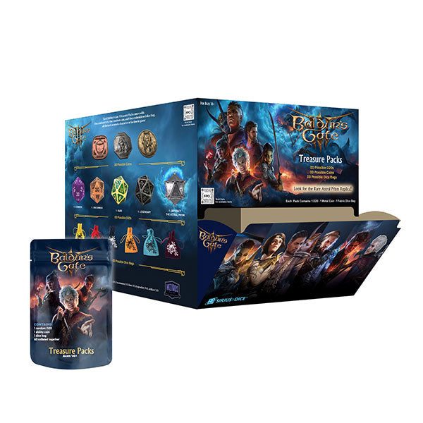 Baldur's Gate 3 Treasure Pack - Mystery Dice - Brazos Valley Hobby & Games