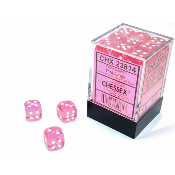 Chessex Translucent Series D6 Dice Sets - Brazos Valley Hobby & Games