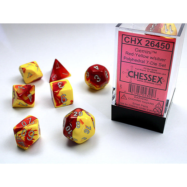 Chessex Gemini Series Polyhedral Dice Sets - Brazos Valley Hobby & Games