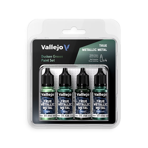 Vallejo: True Metallic Metal Set - Brazos Valley Hobby & Games