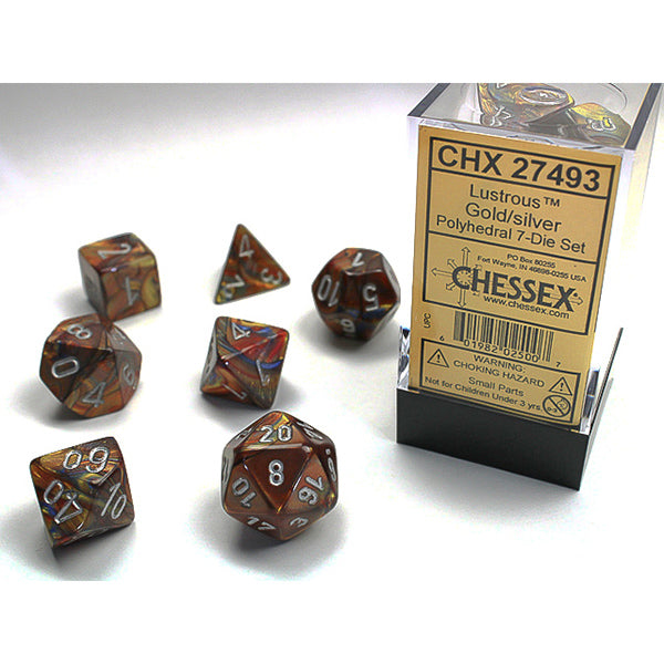 Chessex Lustrous Series 7-Die Sets
