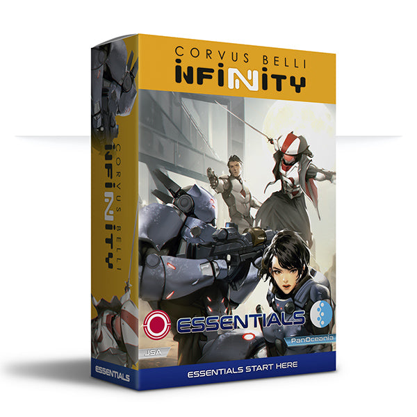 Infinity:  Essentials Start Here (JSA & Panoceania 2-Player Starter Set) - Brazos Valley Hobby & Games