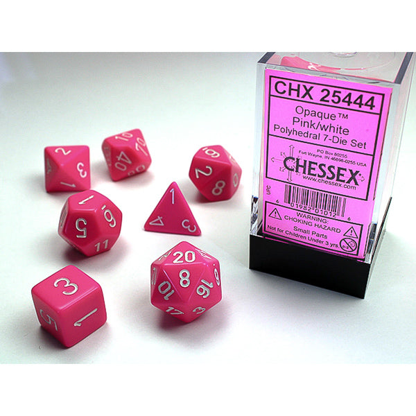 Chessex Opaque Series 7-Die Sets