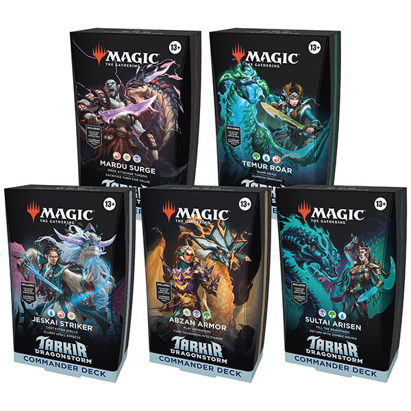 Tarkir Dragonstorm Commander Decks - Brazos Valley Hobby & Games