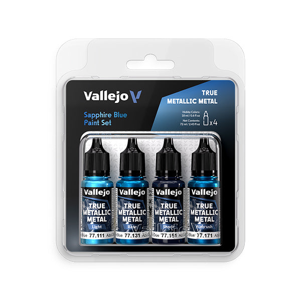 Vallejo: True Metallic Metal Set - Brazos Valley Hobby & Games