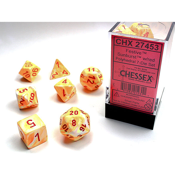 Chessex Festive Series 7-Die Sets