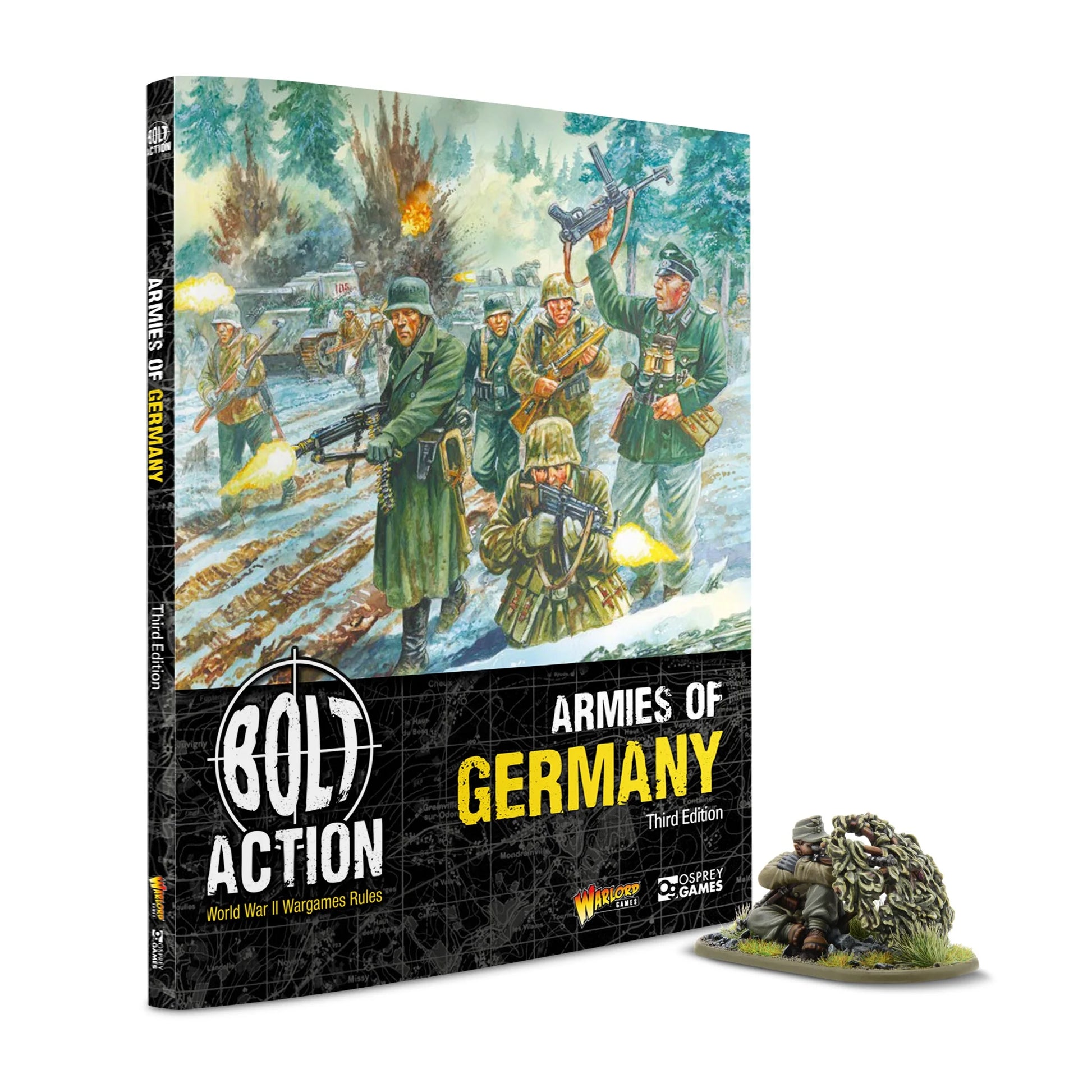 Cover for Armies of Germany 3rd edition WW2 Wargames Rules guide. 