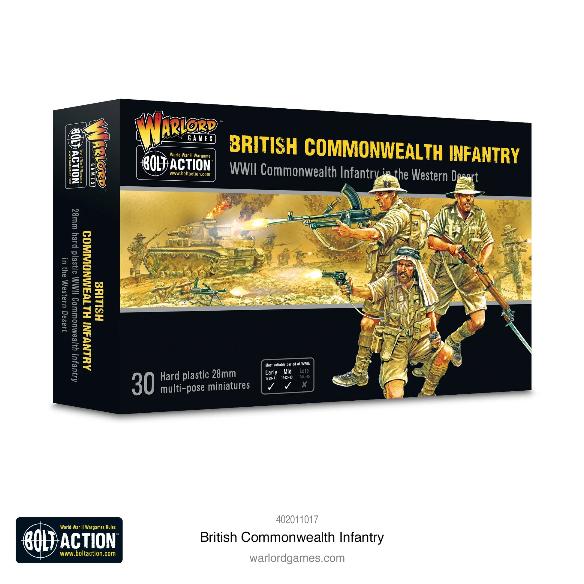 Bolt Action: British Commonwealth Infantry - Brazos Valley Hobby & Games