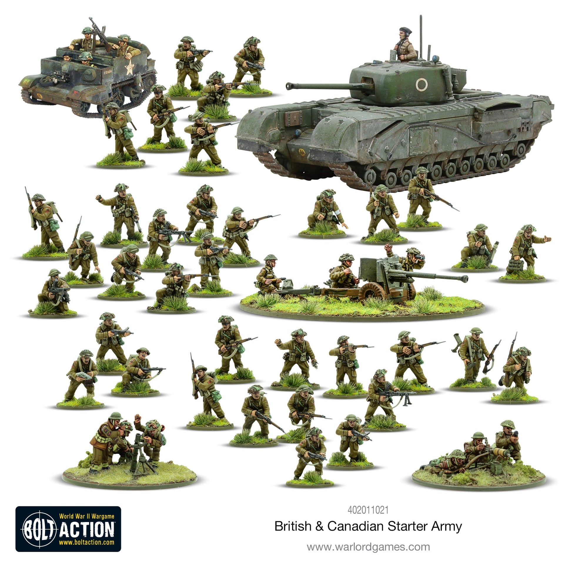 Bolt Action: British & Canadian Starter Army (1943-45) - Brazos Valley Hobby & Games