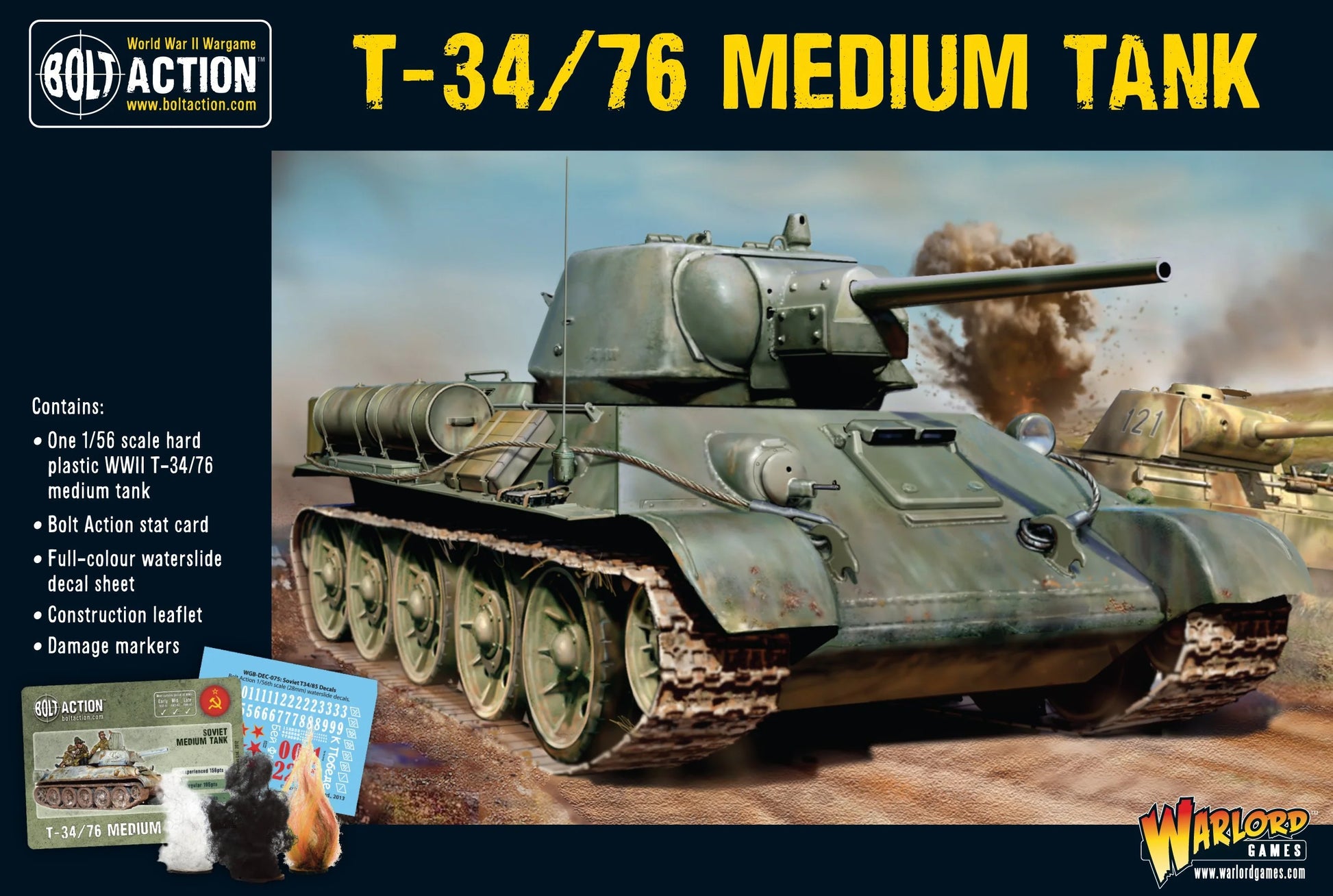 Bolt Action: T34/76 Medium Tank - Brazos Valley Hobby & Games