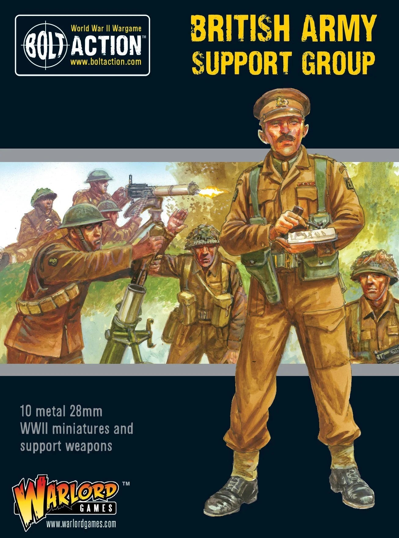 Bolt Action: British Army Support Group - Brazos Valley Hobby & Games
