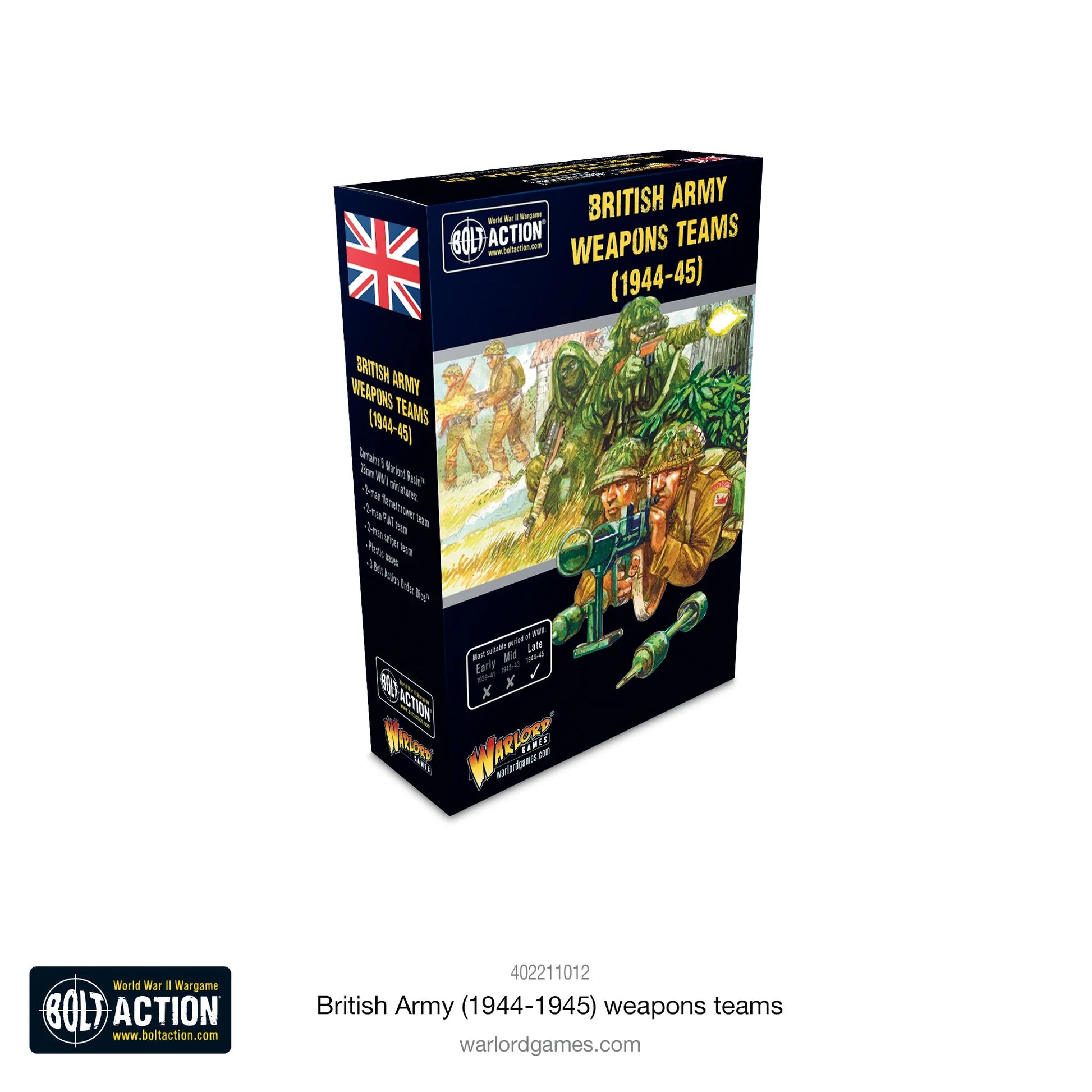 Bolt Action: British Army Weapons Teams (1944-45) - Brazos Valley Hobby & Games