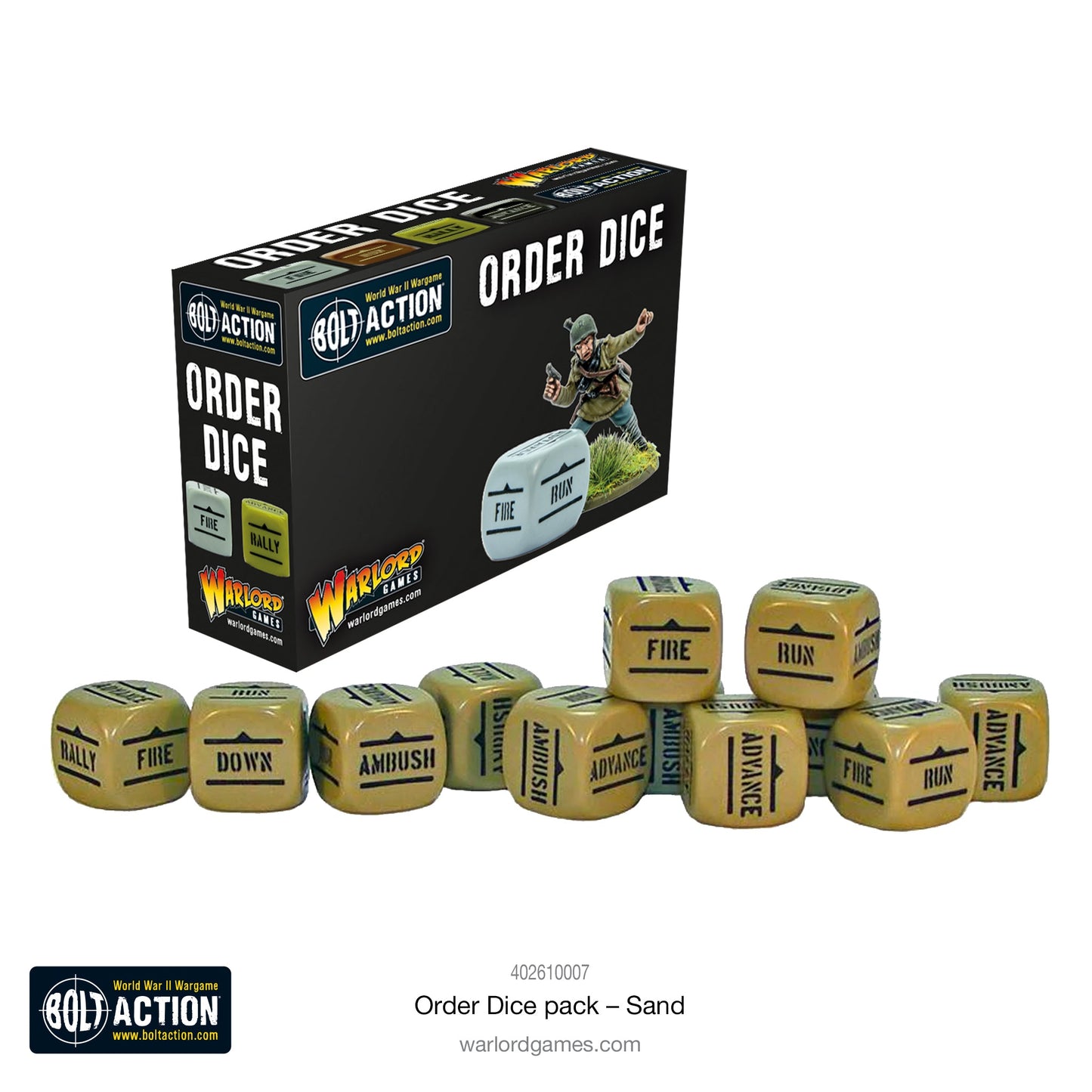 Bolt Action: Order Dice - Brazos Valley Hobby & Games
