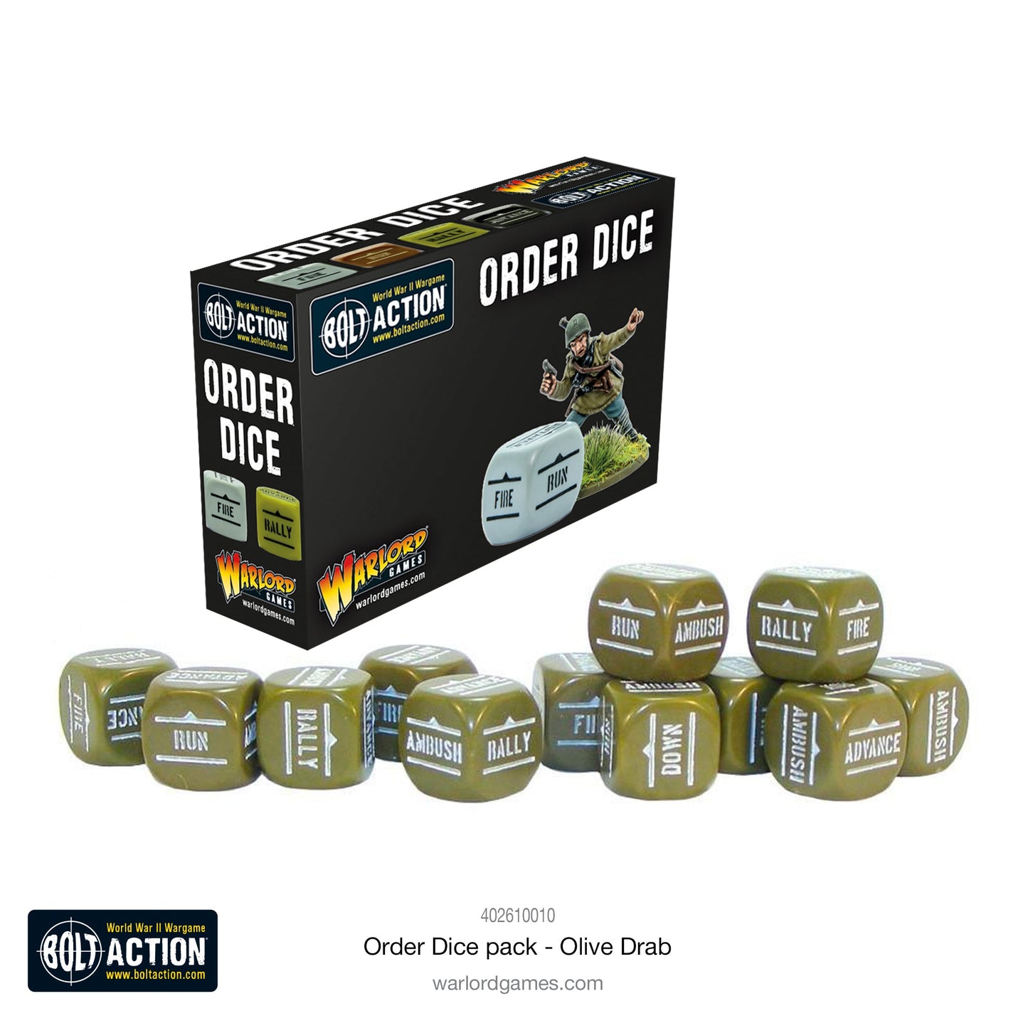Bolt Action: Order Dice - Brazos Valley Hobby & Games