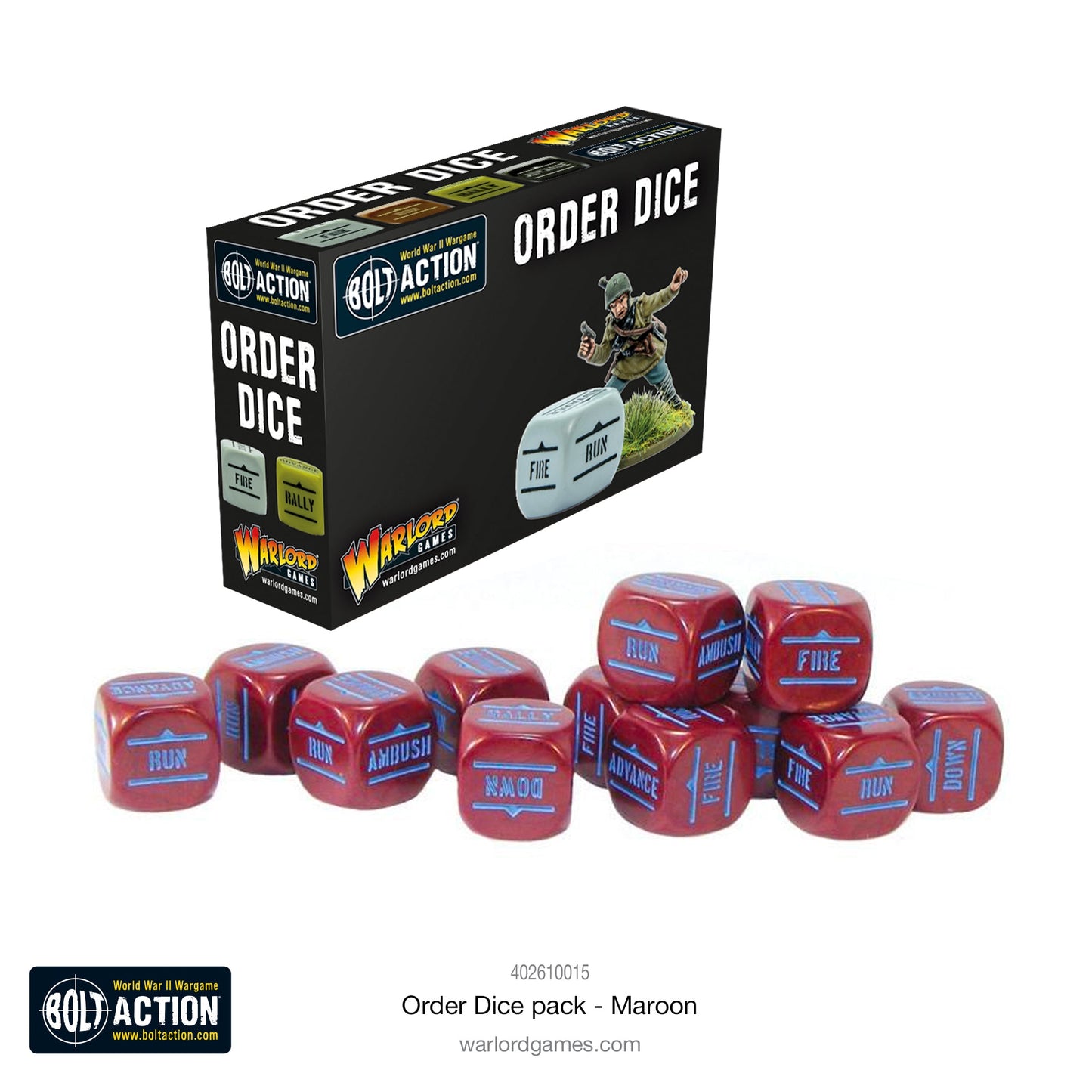 Bolt Action: Order Dice - Brazos Valley Hobby & Games