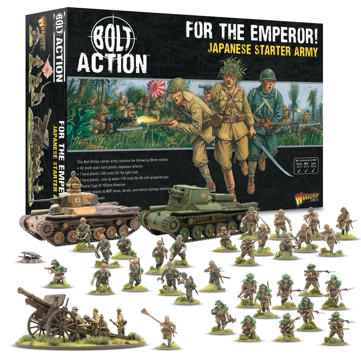 Bolt Action: For the Emperor! Japanese Starter Army - Brazos Valley Hobby & Games