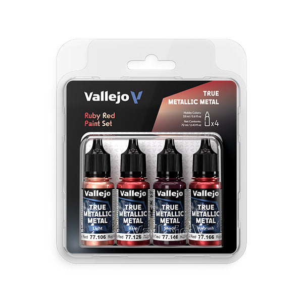 Vallejo: True Metallic Metal Set - Brazos Valley Hobby & Games