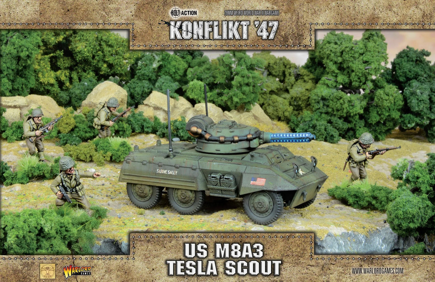 K47 - M8A3 Tesla Scout - Brazos Valley Hobby & Games