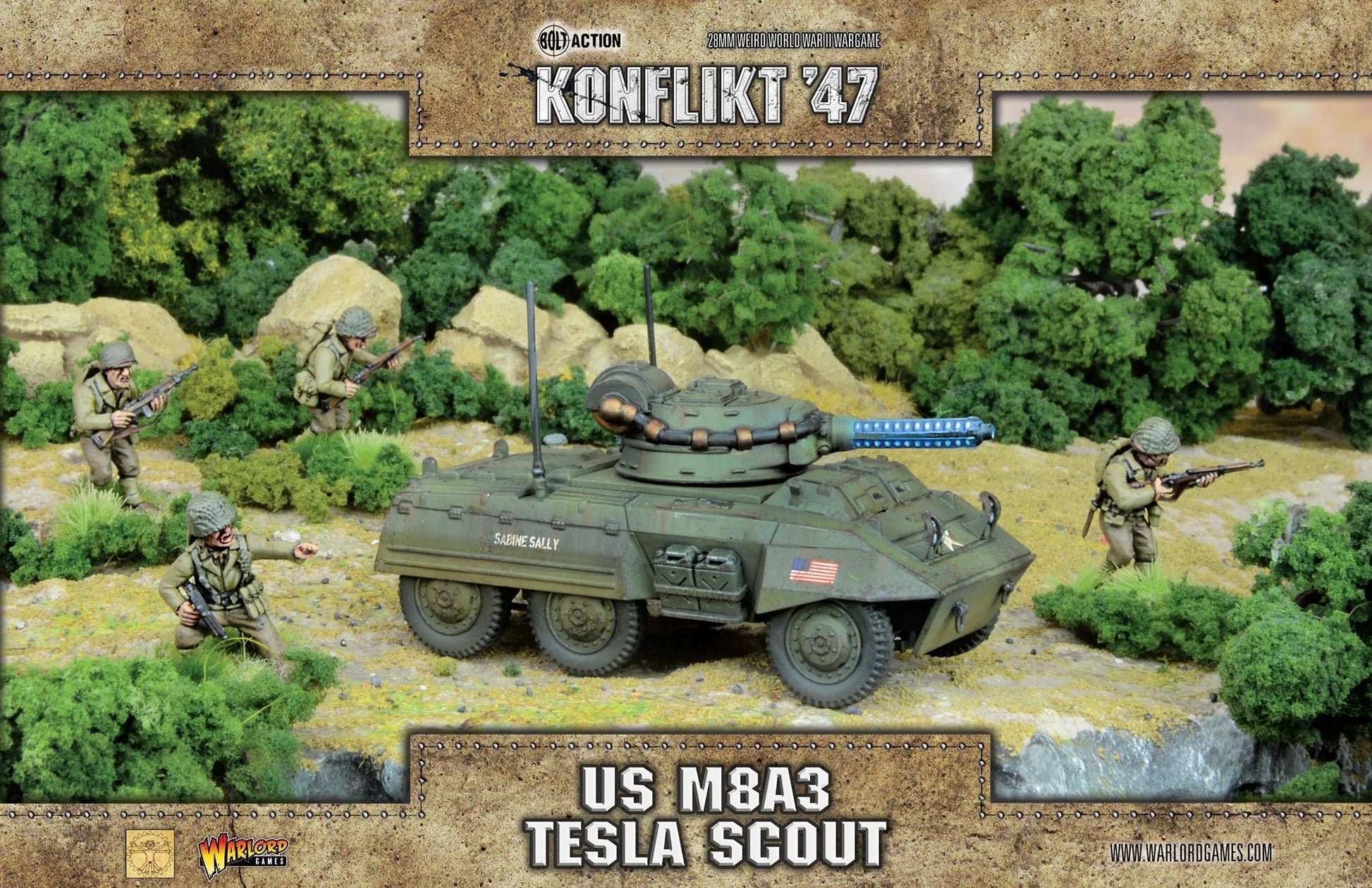 K47 - M8A3 Tesla Scout - Brazos Valley Hobby & Games
