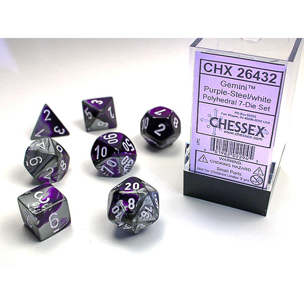 Chessex Gemini Series Polyhedral Dice Sets - Brazos Valley Hobby & Games