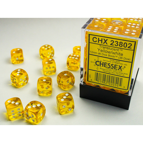Chessex Translucent Series D6 Dice Sets - Brazos Valley Hobby & Games