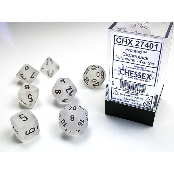 Chessex Frosted Series 7-Die Sets