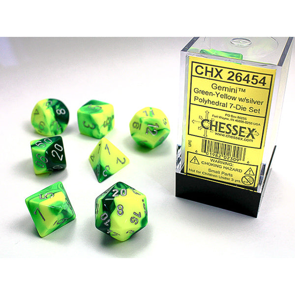 Chessex Gemini Series Polyhedral Dice Sets - Brazos Valley Hobby & Games