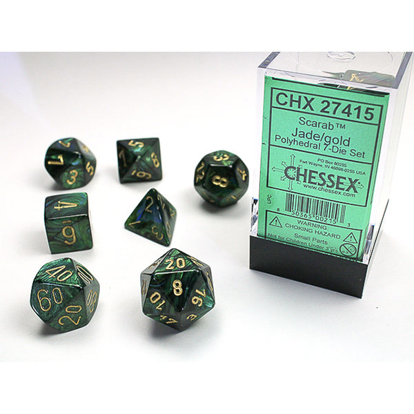 Chessex Scarab Series 7-Die Sets