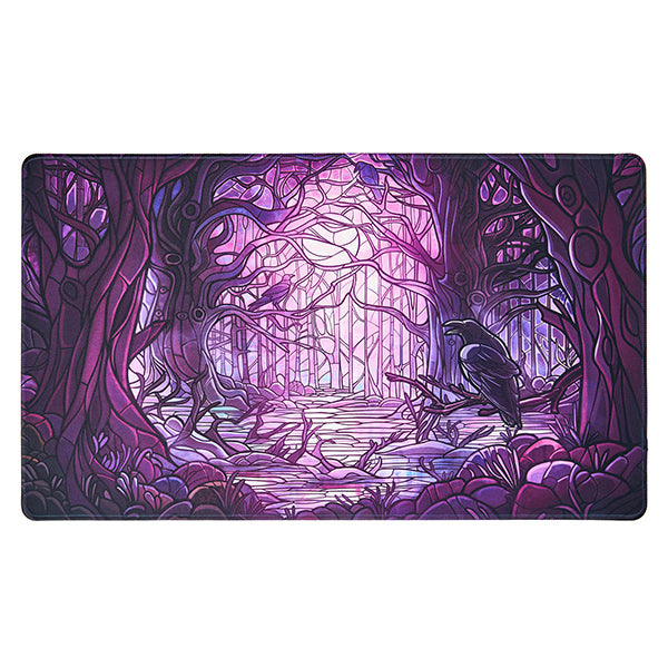 Arcane Fortress Playmat: Stained Glass (24" x 14") - Brazos Valley Hobby & Games