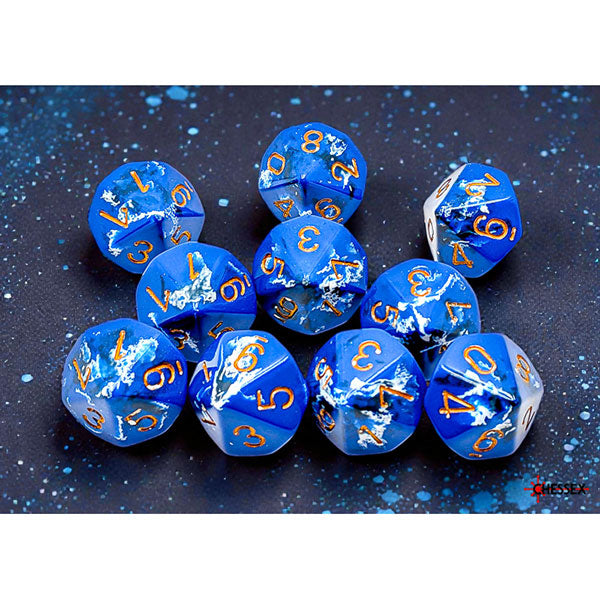 Chessex Brush Series D10 Dice Sets - Brazos Valley Hobby & Games