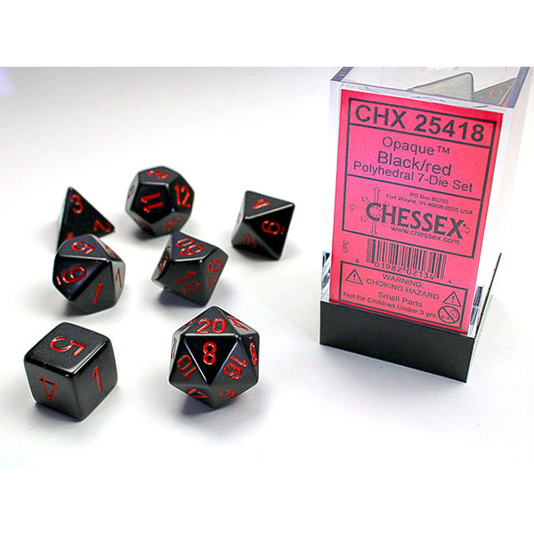 Chessex Opaque Series 7-Die Sets
