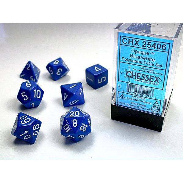 Chessex Opaque Series 7-Die Sets