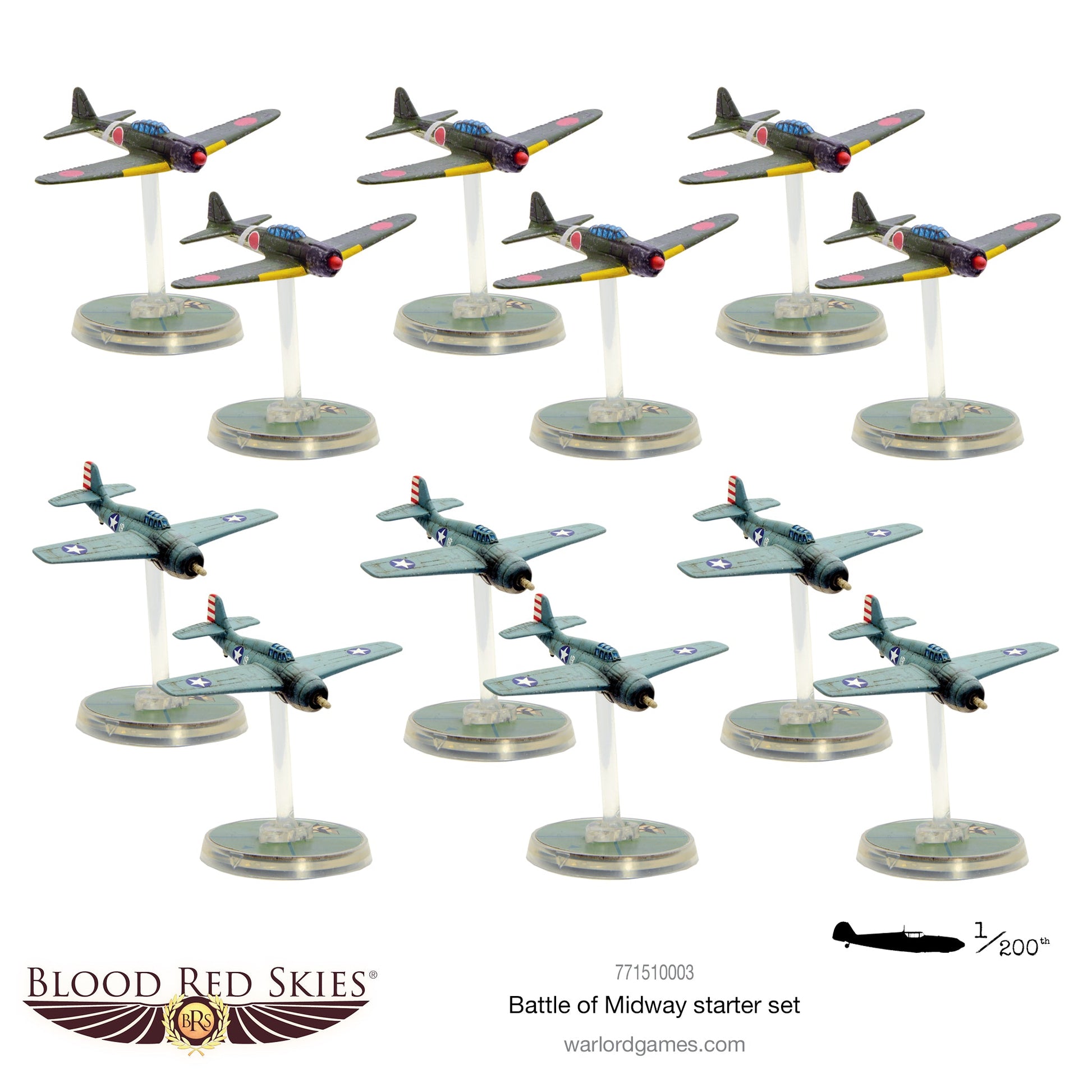 Blood Red Skies: The Battle of Midway Starter Set - Brazos Valley Hobby & Games