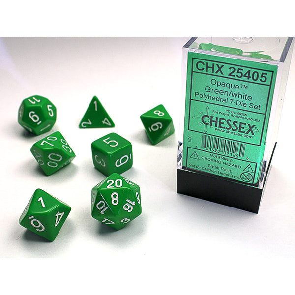 Chessex Opaque Series 7-Die Sets