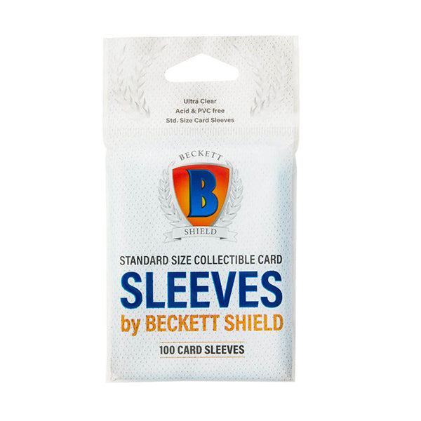 Beckett Shield Sleeves: Standard Card Sleeves (100 ct.) - Brazos Valley Hobby & Games