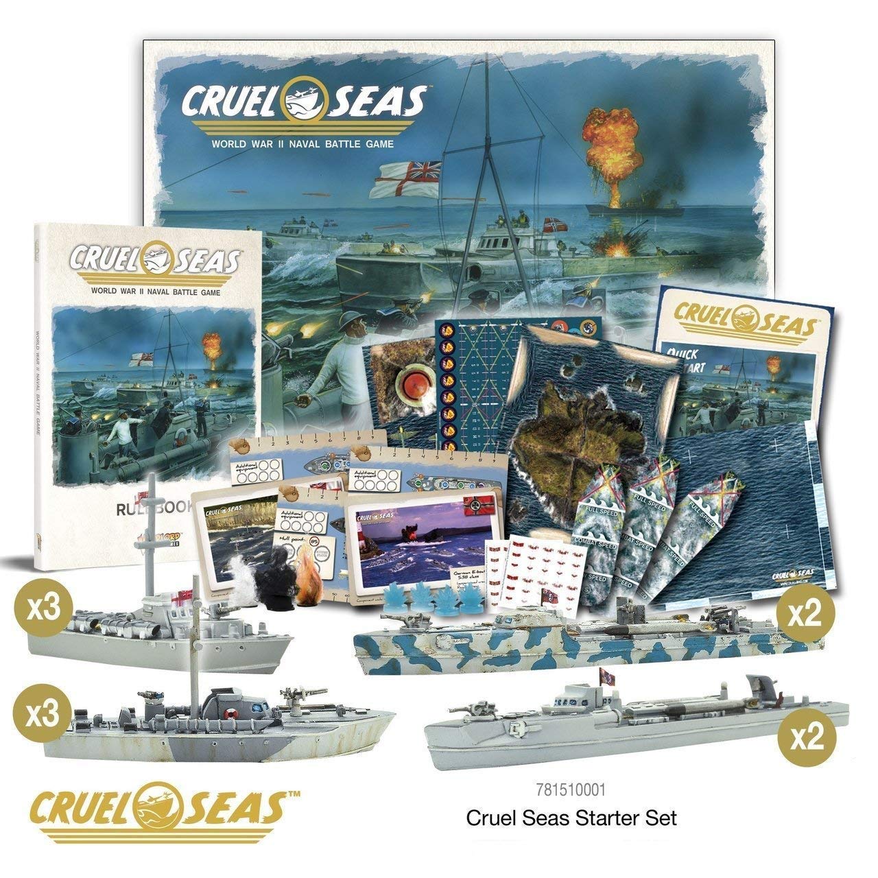 Cruel Seas Starter Set - Brazos Valley Hobby & Games